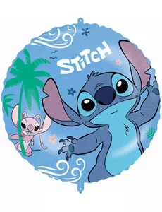 Stitch rund folieballong 46 cm