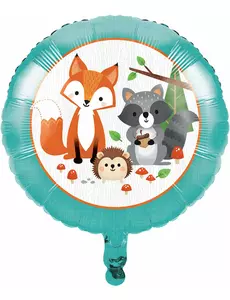 Folieballong med skogsdyr, 45 cm