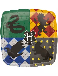 Harry Potter Galtvort Husvåpen Firkantet Folieballong 43 x 43 cm