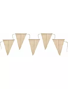3m jute bunting garland