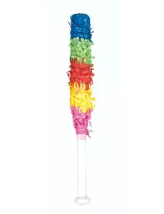 Flerfarget piñatapinne 43 cm