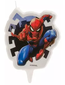 Spiderman bursdagslys 7,5 cm