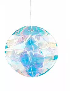 20 cm iriserende diamantformet origami-hengeball