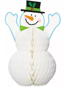 Snømanndekorasjon 30 cm