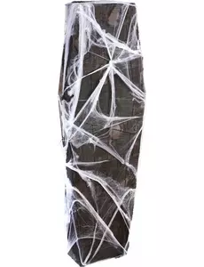 Kiste med spindelvev 160 cm Halloween