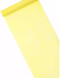 Lys gul non-woven bordløper 29 cm x 10 m