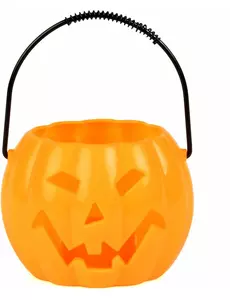 10 cm lysende Halloween-gresskar