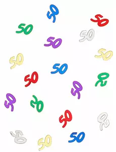 50-årsjubileumskonfetti