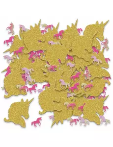 Enhjørning glitter bordkonfetti 28g