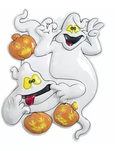 Halloween-spøkelser og gresskar veggdekor