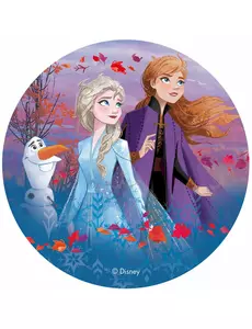 Frost 2 Anna, Elsa og Olaf 20 cm kjeksplate