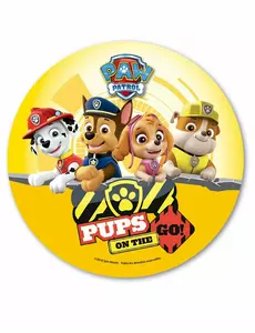 Gul Paw Patrol kjeksplate 20 cm