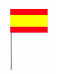 Spanias papirflagg 14 x 21 cm