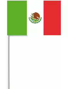 Mexicos papirflagg 14x21 cm