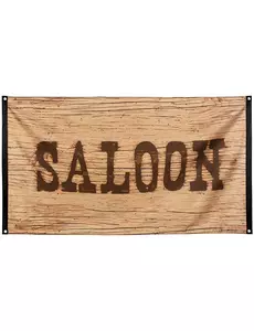Saloon Western Wild West-flagg 3x5 fot