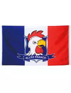 Allez France supporterflagg 90 x 150 cm