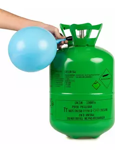 Stor heliumflaske for opptil 50 ballonger