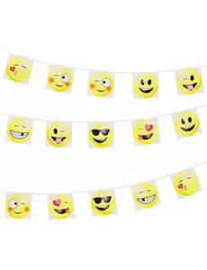 Imoji-emosjonsfigur-girlander 8 m