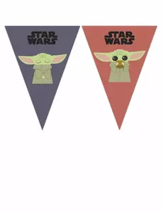 Mandalorianeren Baby Yoda Pappveske 2,3 m
