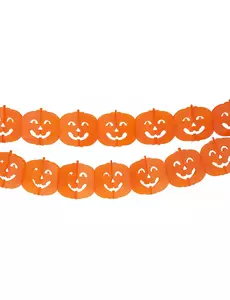 Halloween-gresskargirlande 4 m