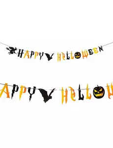 Skummel Halloween-girlander 250 cm