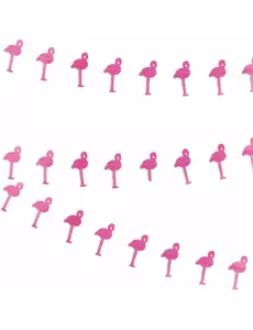 3m liten rosa flamingo-girlander