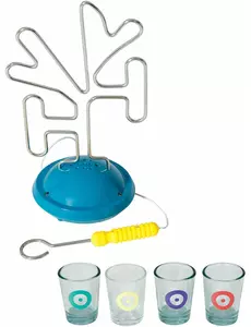 Aperitiff-ferdighetsspill med 12 x 22 cm skytevåpen