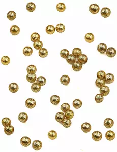 Mini gullglitterkuler 8 mm 10 gr