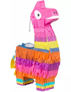 Mini flerfarget lama piñata 23 x 13 cm
