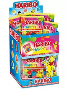 Minipose med Haribo Happy Life-godteri