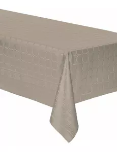 Taupe damaskpapirrullduk 6 m