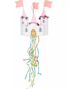 Liten prinsesseslott piñata 60 x 28 cm