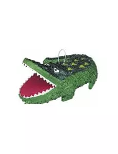 Krokodillepiñata 45 x 33 cm