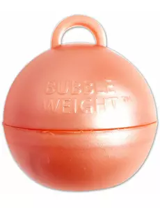 Rose gold helium balloon weight 35 g