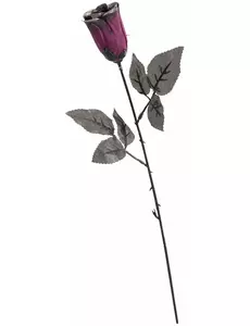 Svart og lilla glitterrose