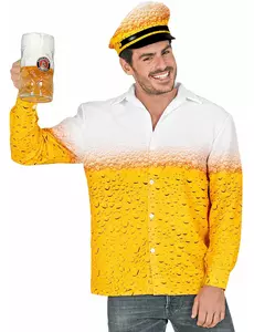 Voksen ølskjorte og hatt