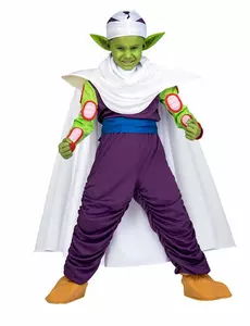Piccolo Dragon Ball barnekostymesett med sminke