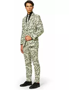 Mr. Cashanova-drakt for menn Opposuits, Størrelse: Small (EU 44-46)