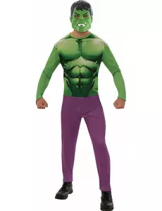Klassisk Hulk-kostyme for voksne, Størrelse: Large