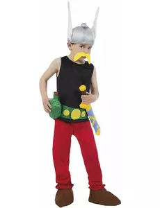 Asterix-kostyme til barn - Asterix og Obelix, Størrelse: 5–6 år (116 cm)
