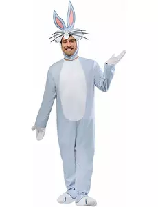 Klassisk Bugs Bunny Looney Tunes-kostyme til voksne, Størrelse: Large