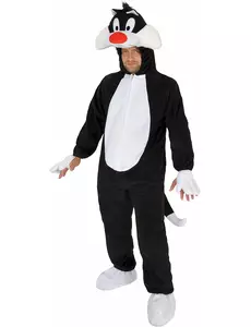 Klassisk Looney Tunes Sylvester-kostyme til voksne