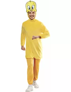 Klassisk Tweety Looney Tunes-kostyme til voksne, Størrelse: Large