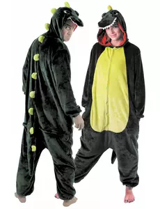 Dinosaur-jumpsuit-kostyme for voksne