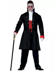 Vampyrgrevekostyme for menn, Størrelse: Medium (48-50)
