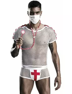Luksuriøst sexy doktorkostyme for menn