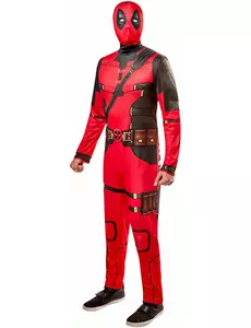 Voksen standard Deadpool-kostyme, Størrelse: Large