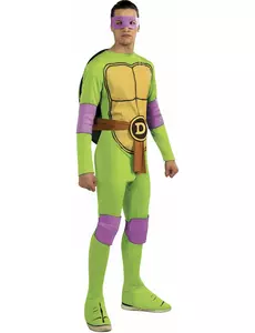 Donatello Ninja Turtles klassisk kostyme til voksne, Størrelse: Medium/Large