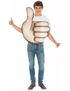 Tommel-emoji-kostyme for voksne