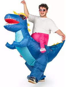 Oppblåsbart dinosaurkostyme for voksne